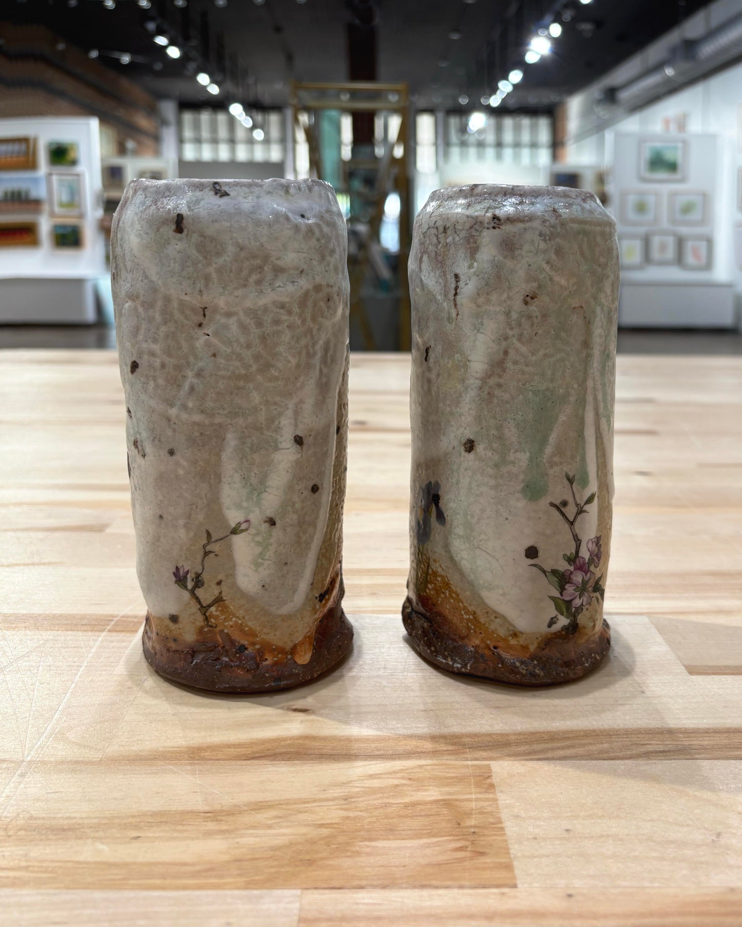 Floral Canister Vases