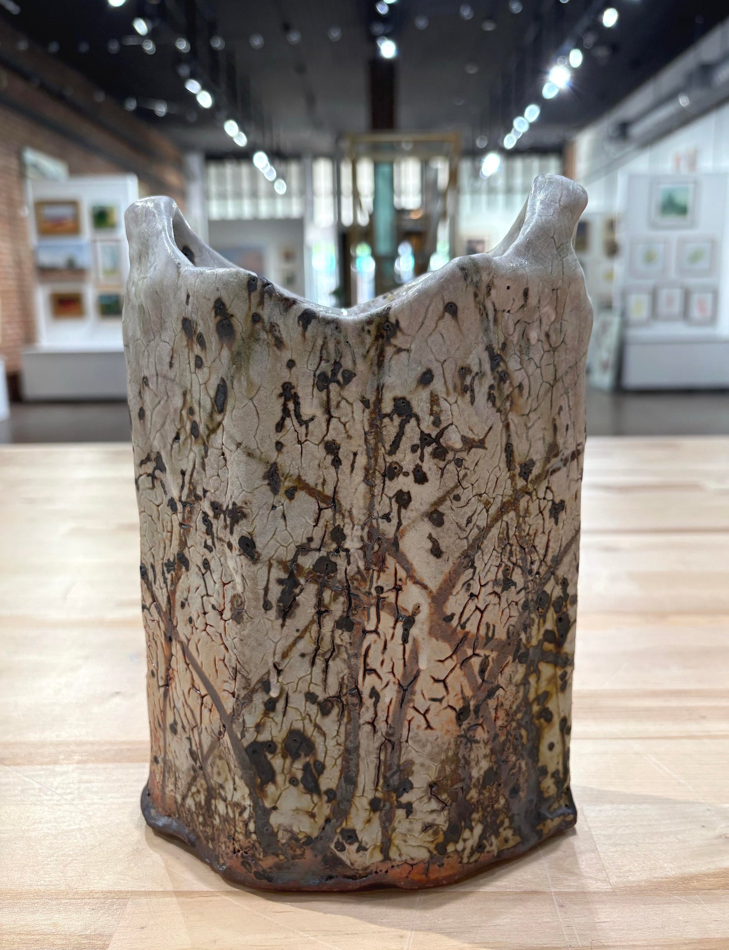 Vase with Rust Markings