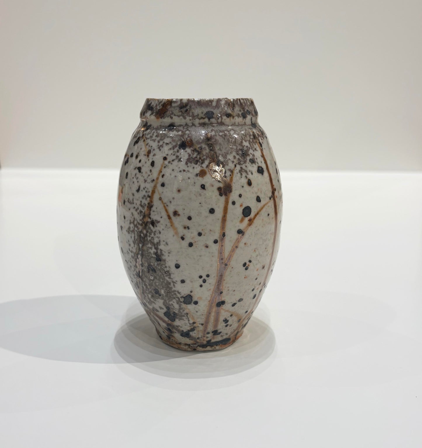 Small Vase with Brown Markings