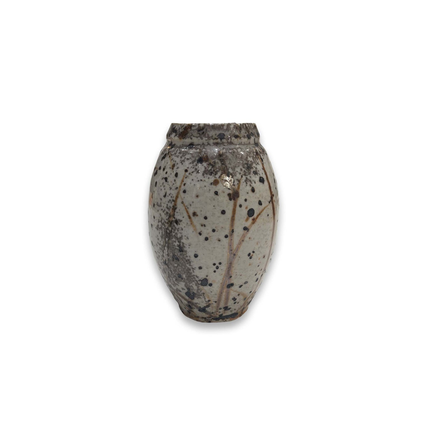 Small Vase with Brown Markings
