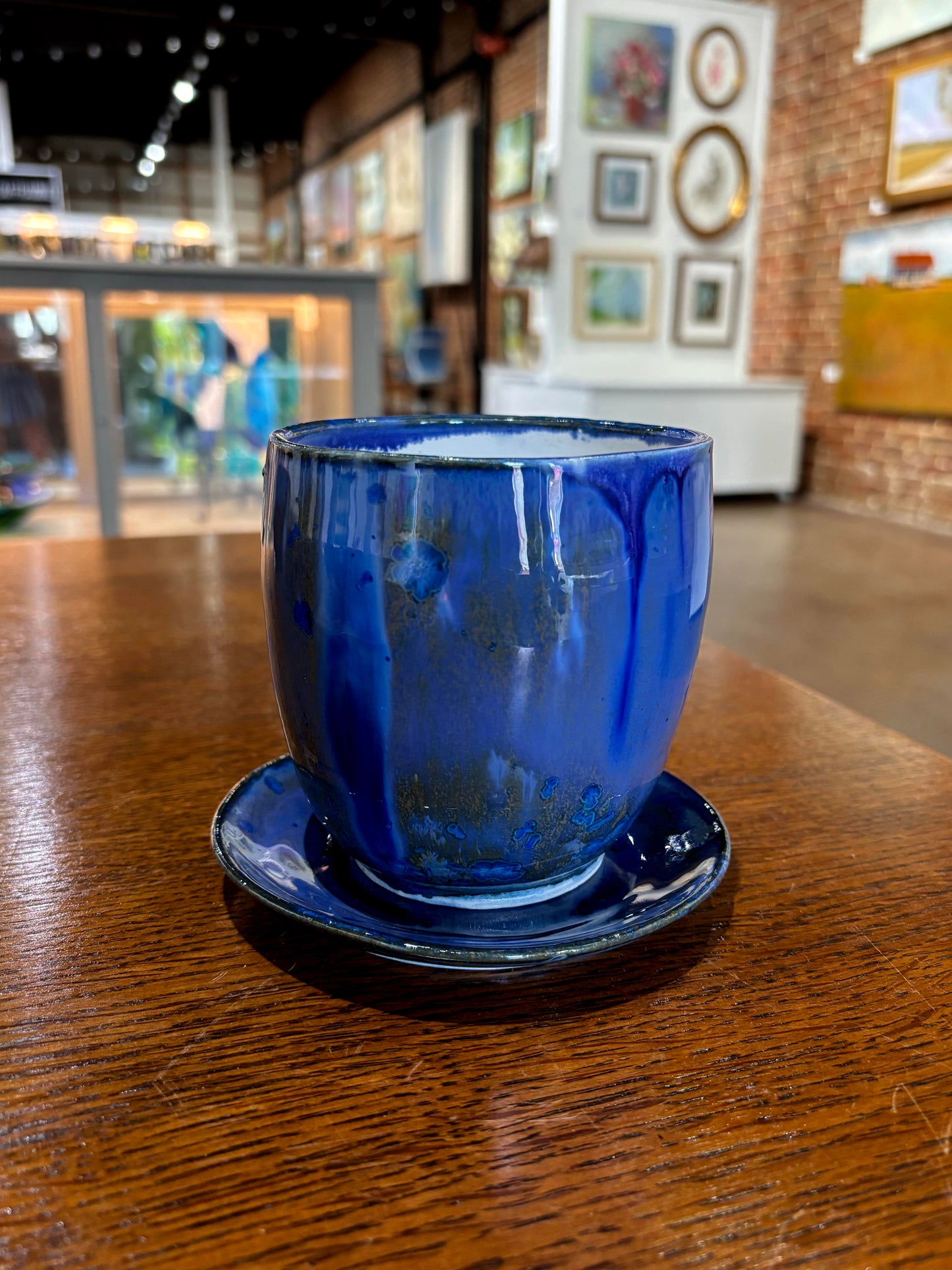 Small Cobalt Planter