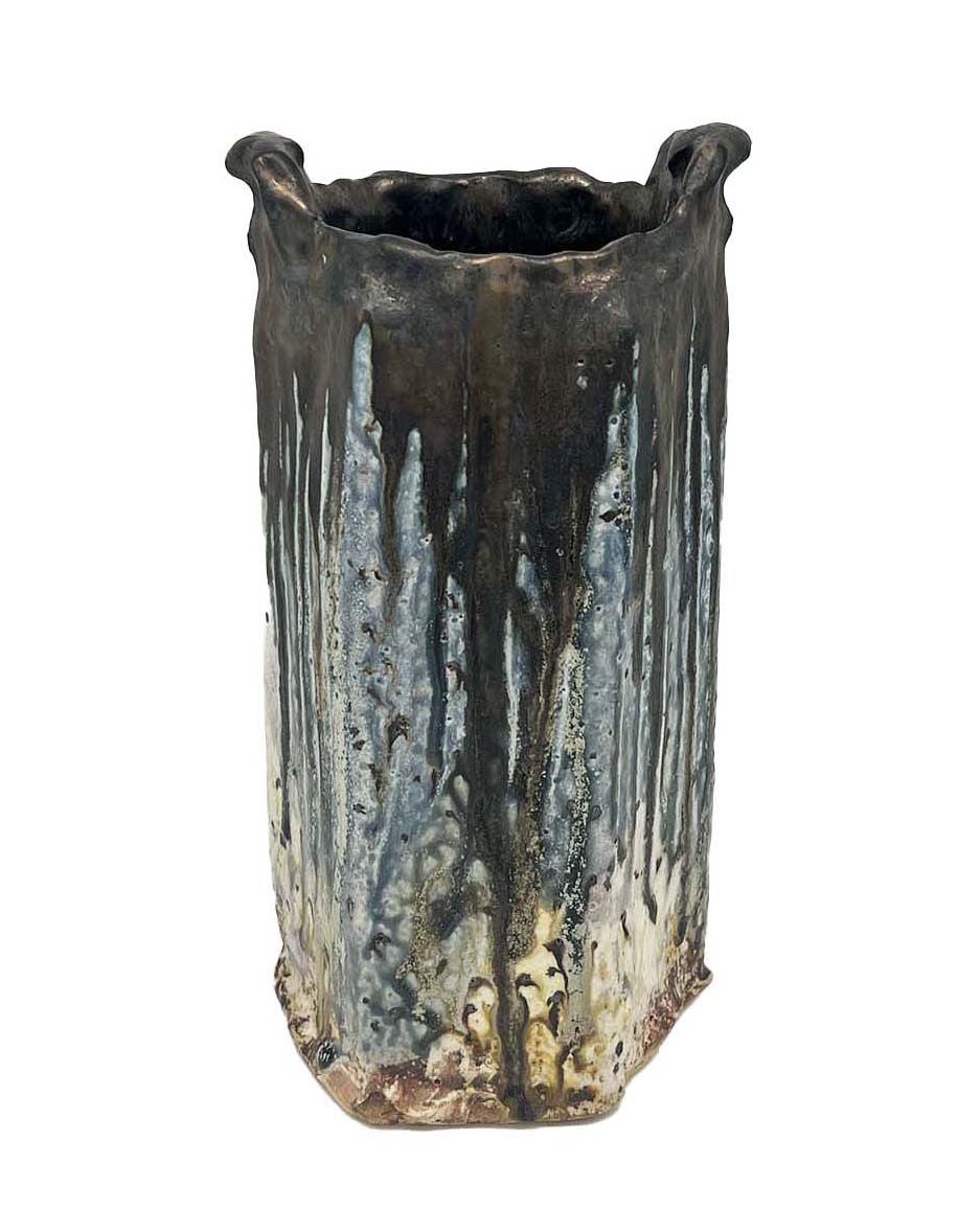 Bronze and Ash Vase