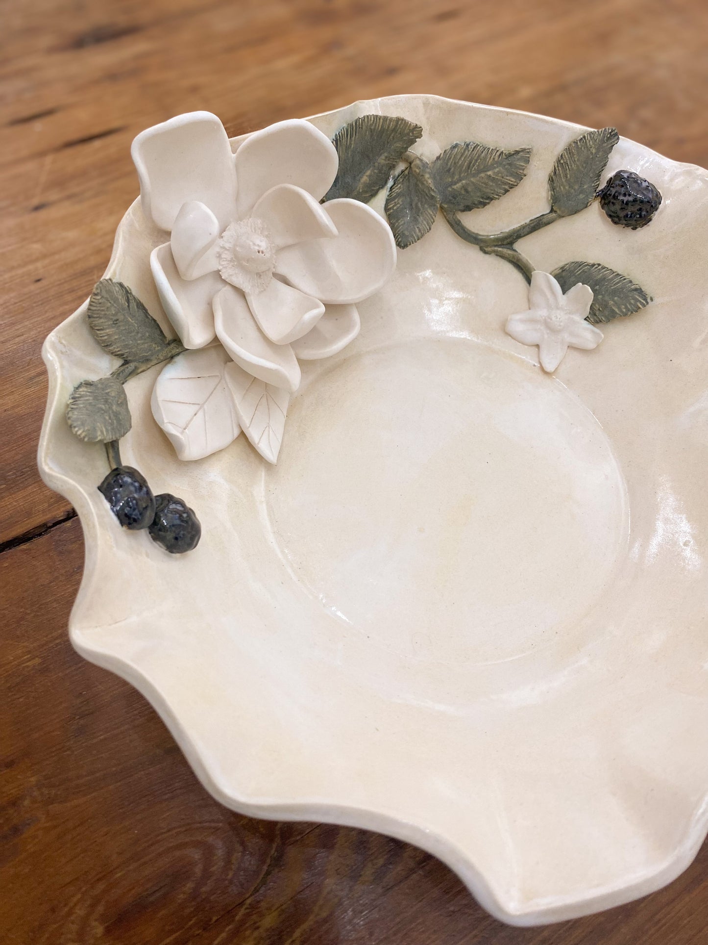 A In Full Bloom Series - Dewberry Bramble and Magnolia Sunday Bowl