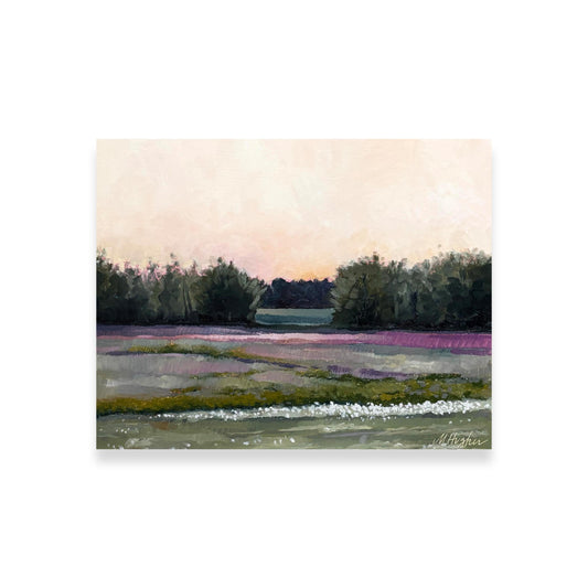 Roadside Mississippi - Backyard at Dusk, Lee County, Mississippi
