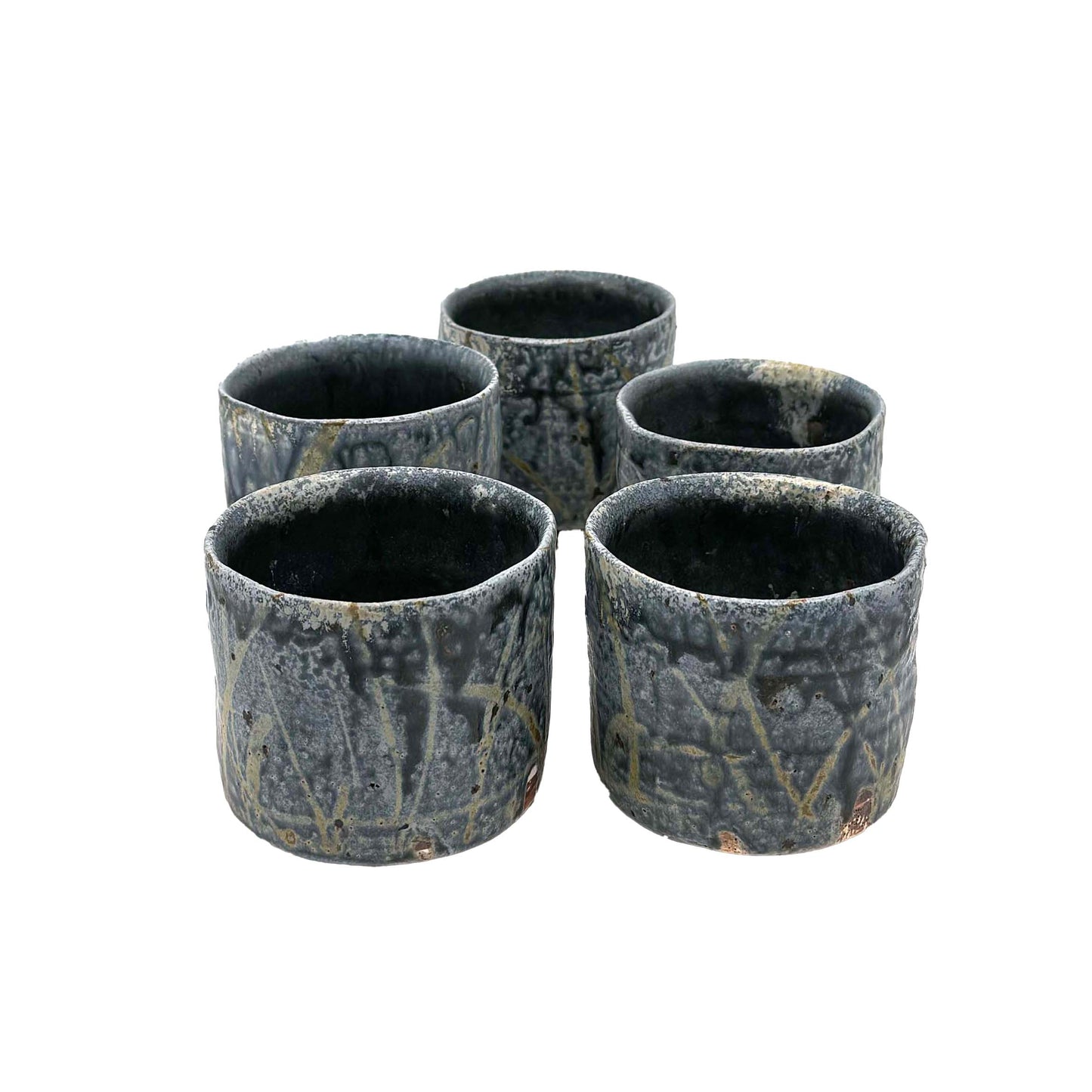 Blue Ash Glaze Release - Blue Ash Cups