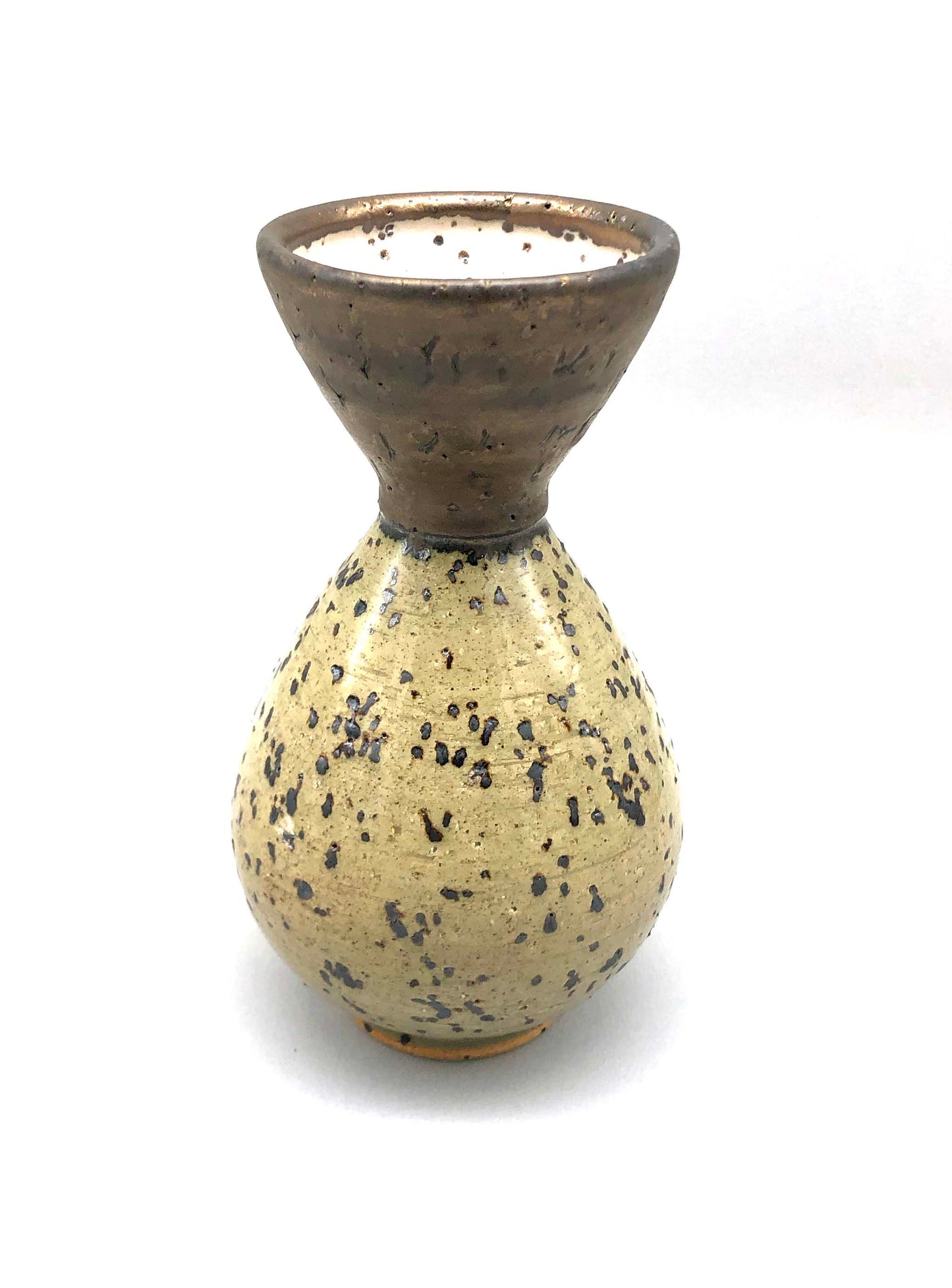 Vase - Bronze and Speckled Trout Glaze