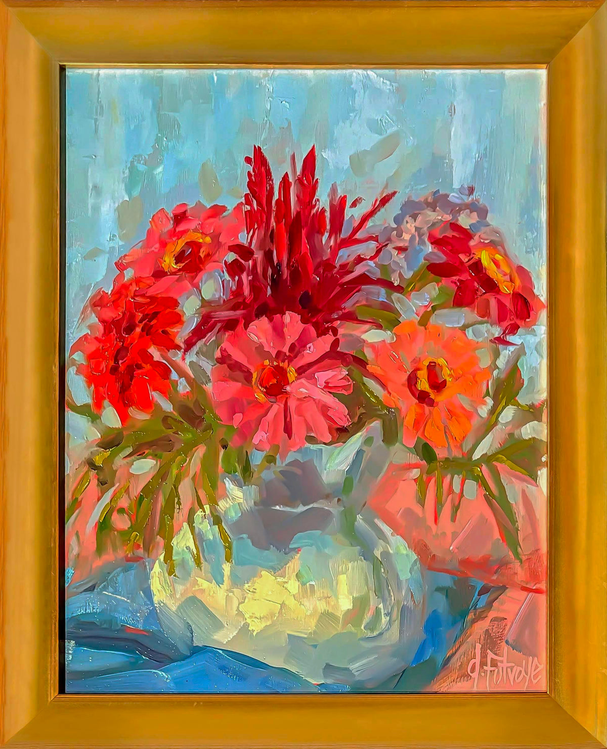 Cool Zinnia I