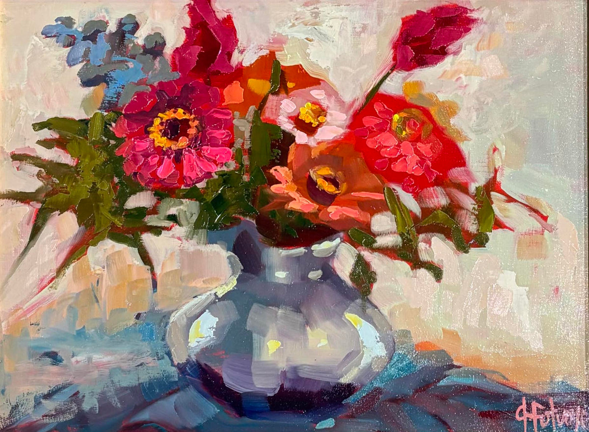 Warm Zinnia I
