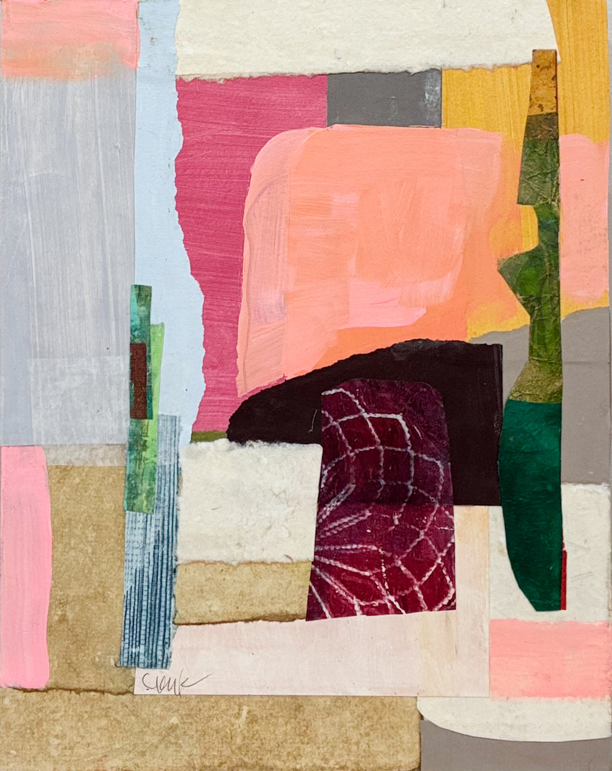 Coral & Gray Collage