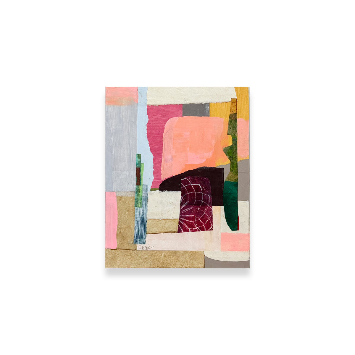 Coral & Gray Collage