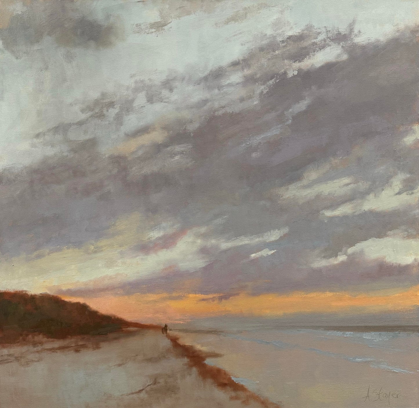 Tides, Fields, and Familiar Roads - Early Beach Walk