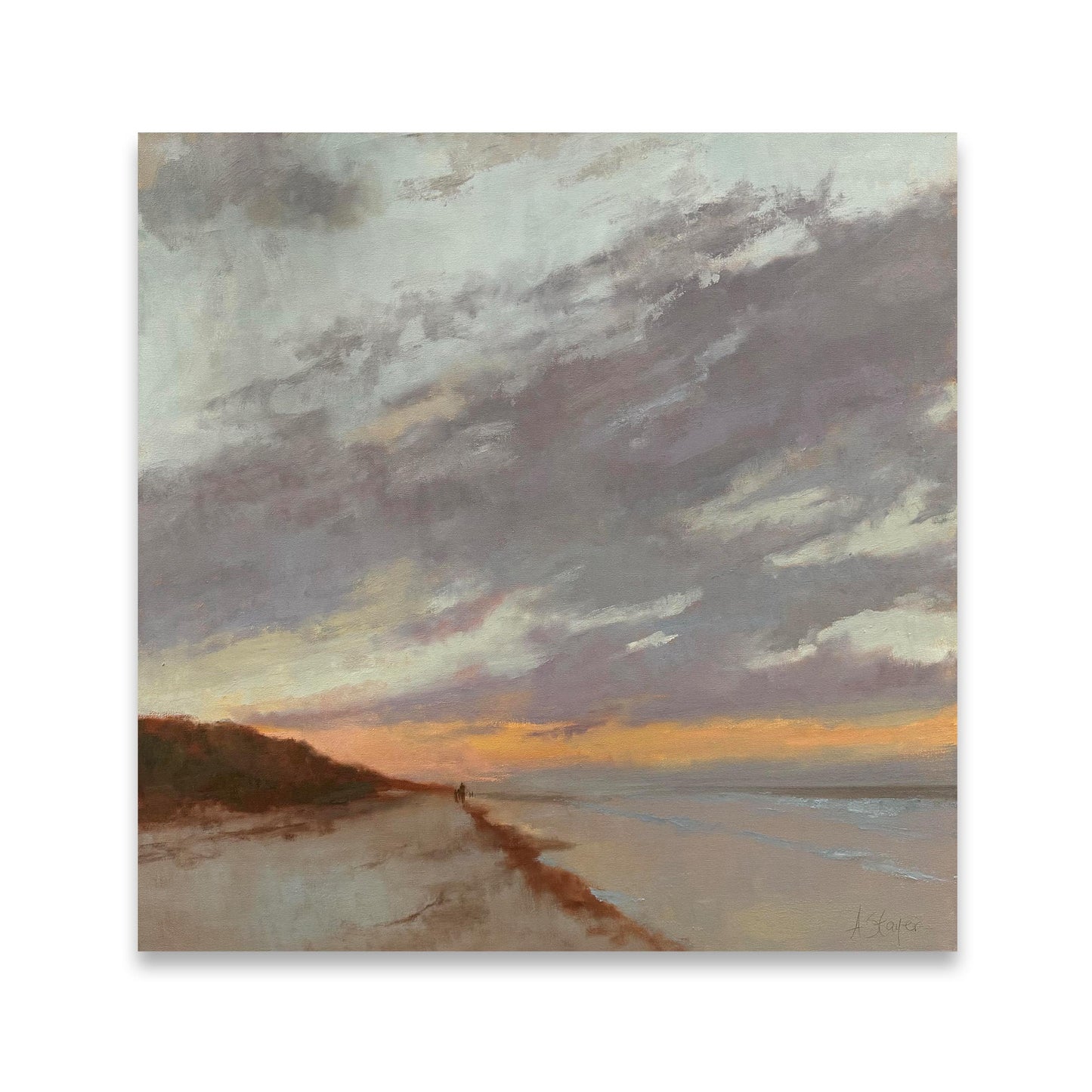 Tides, Fields, and Familiar Roads - Early Beach Walk