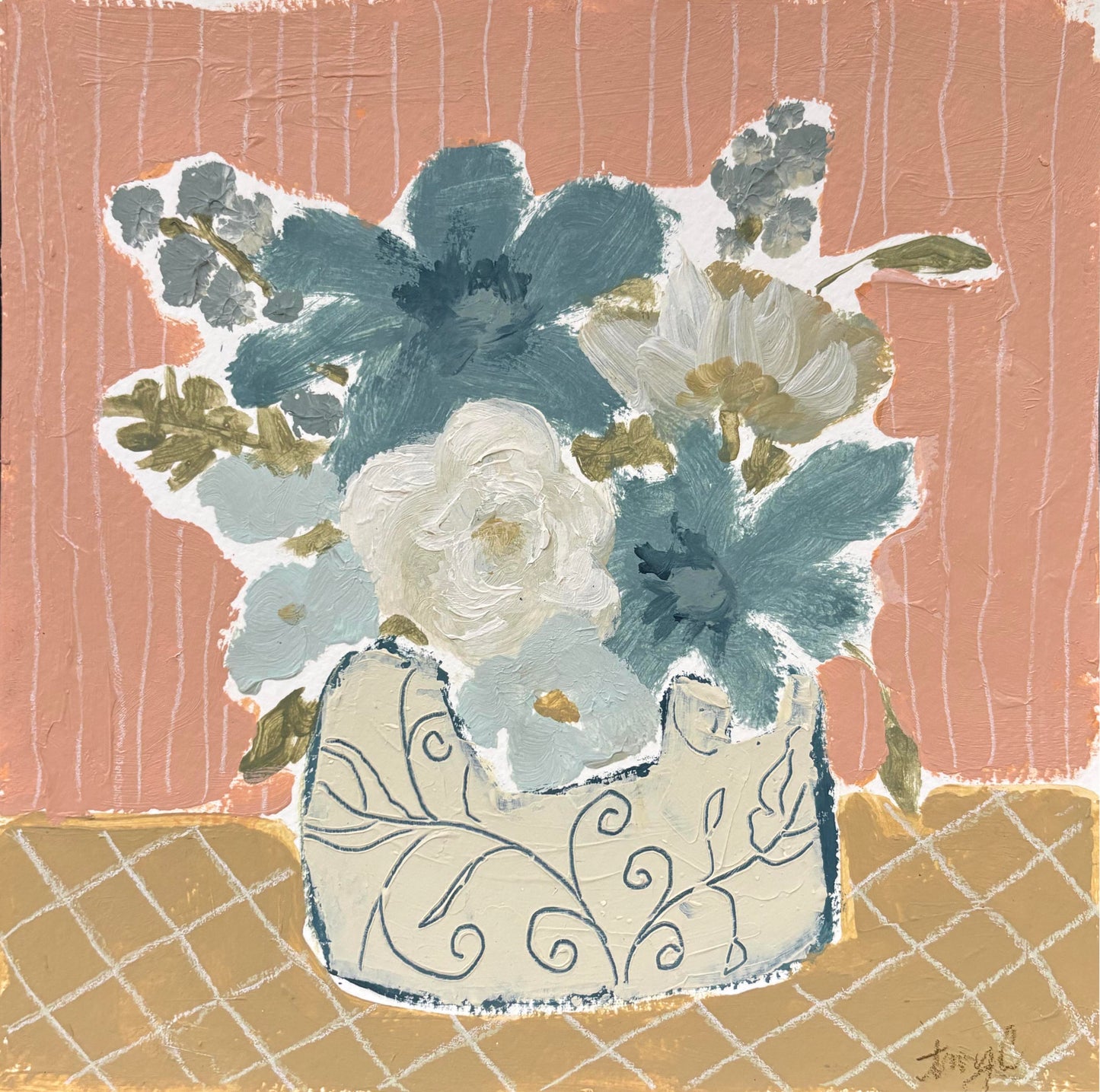 Carved Botanical Study II