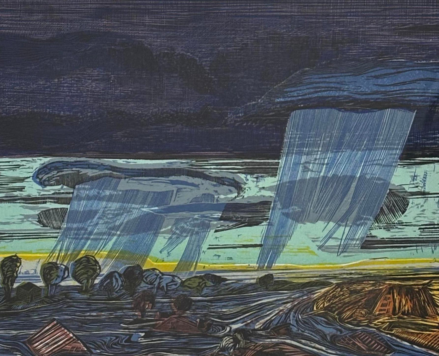 Flood and Approaching Storm