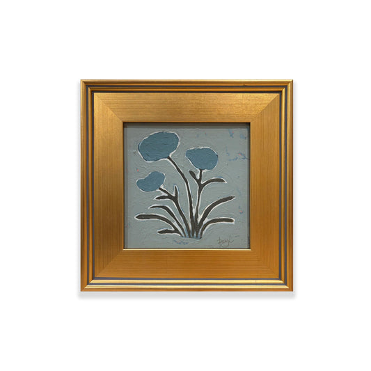 Botanical Study in Blue
