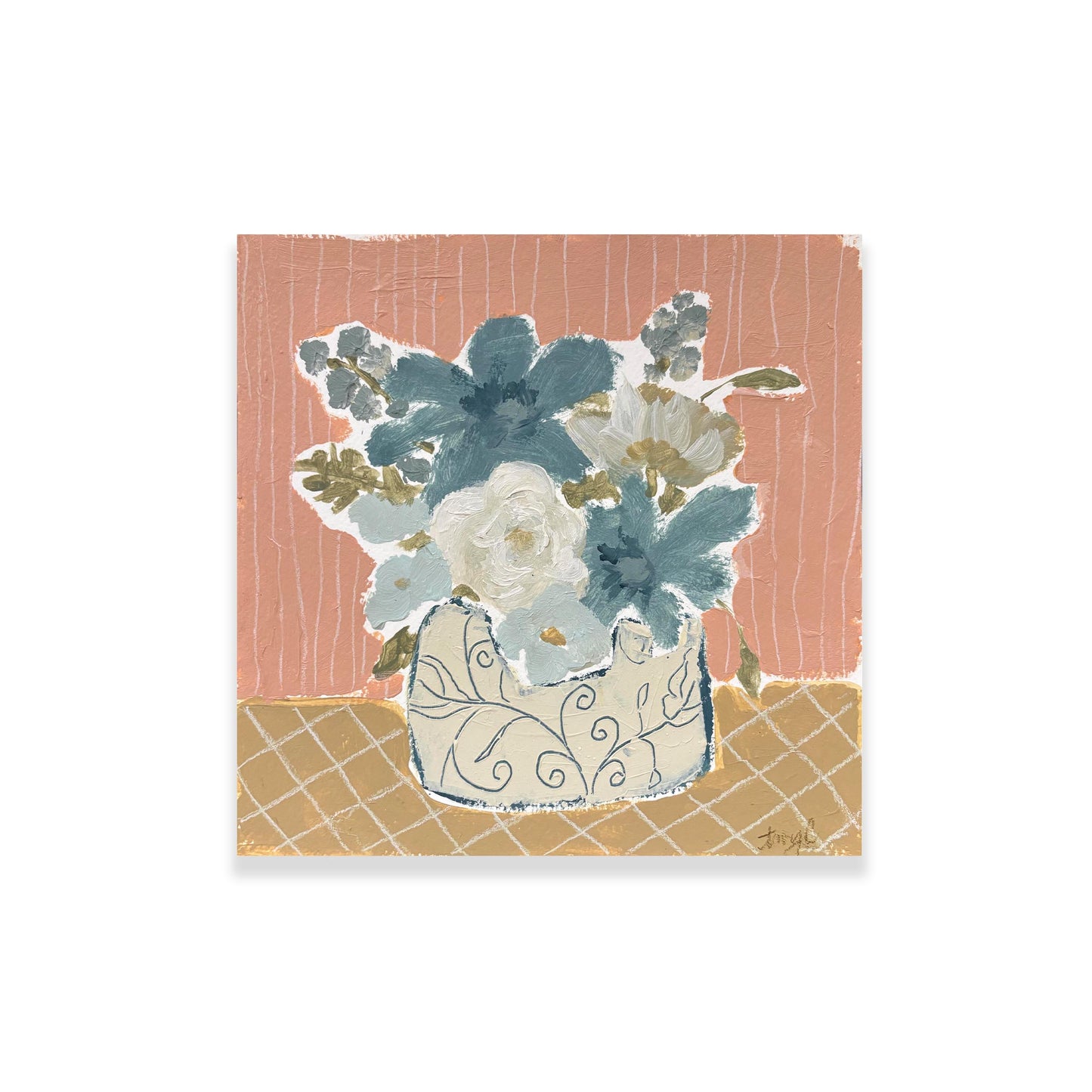 Carved Botanical Study II