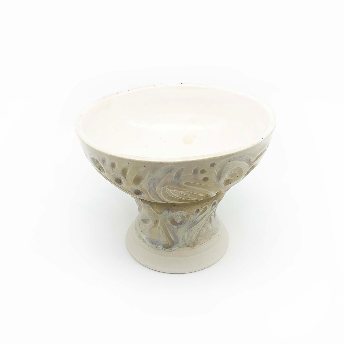A Drink Well Collection : Iridescent Footed Bowl - Small