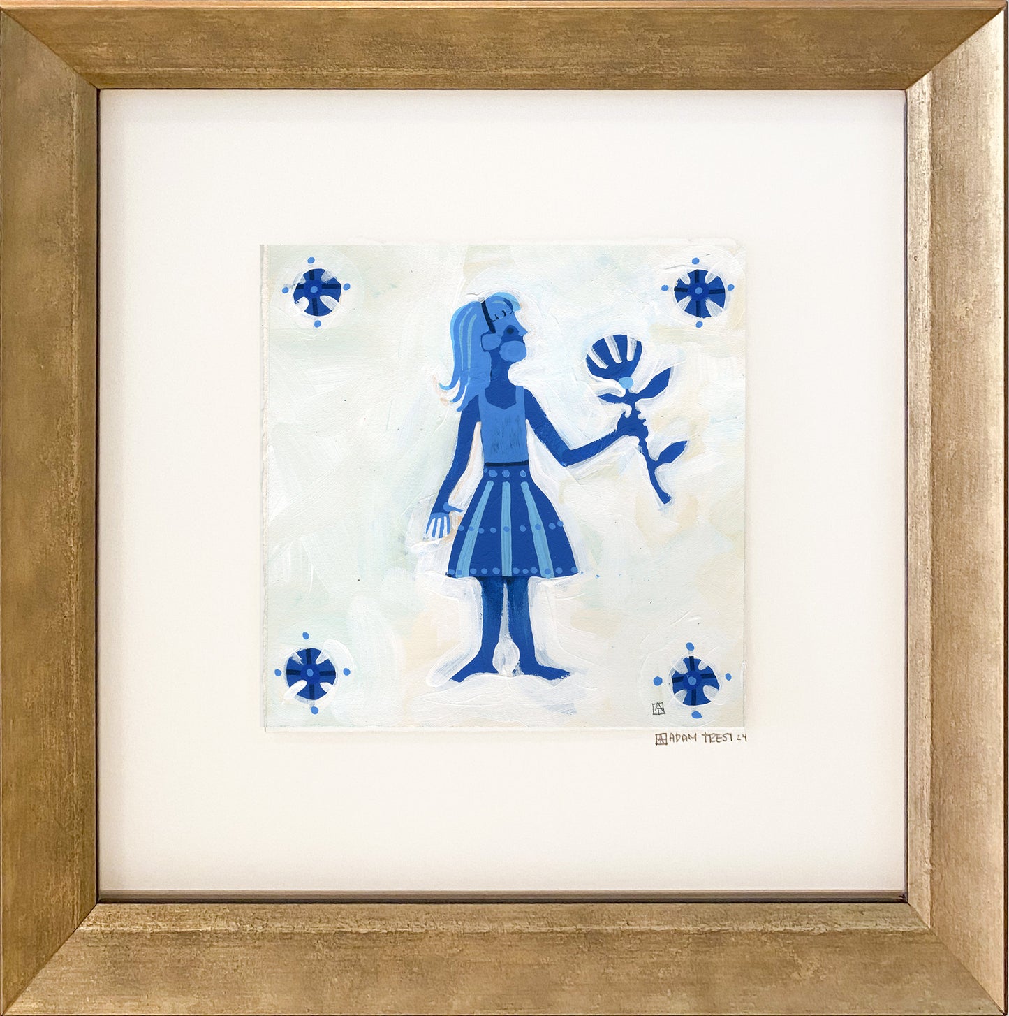 Azul - Girl Tile