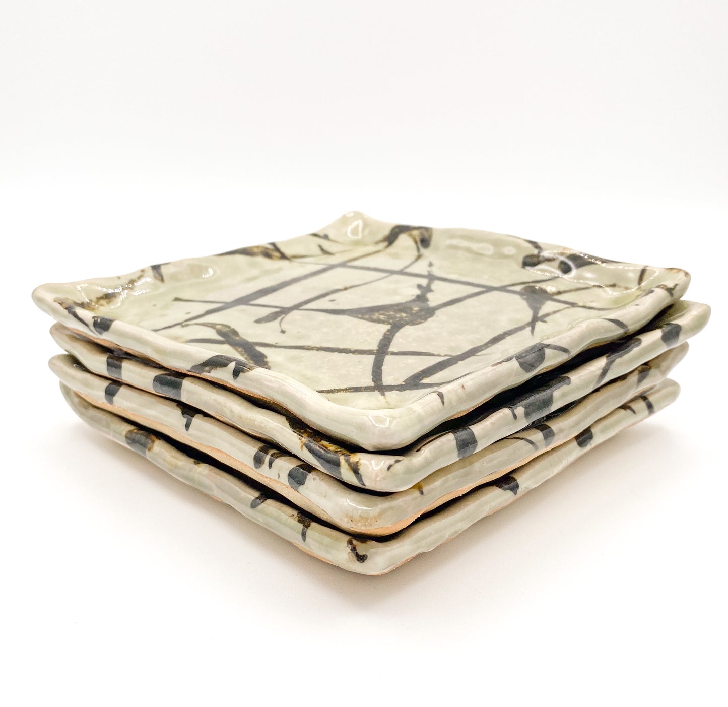 Square Appetizer Plates 6 inch
