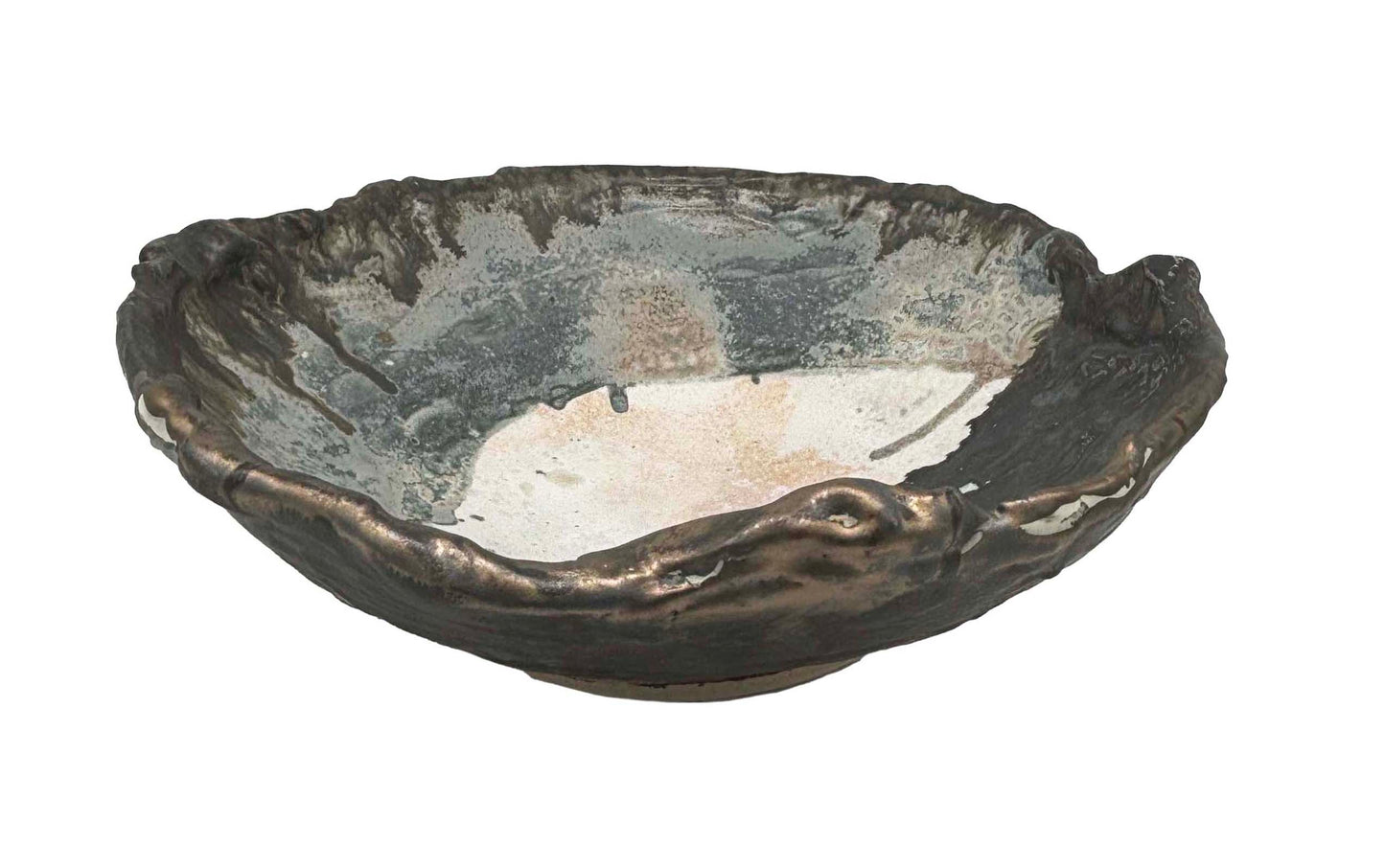 Bronze and Ash Landscape Bowl