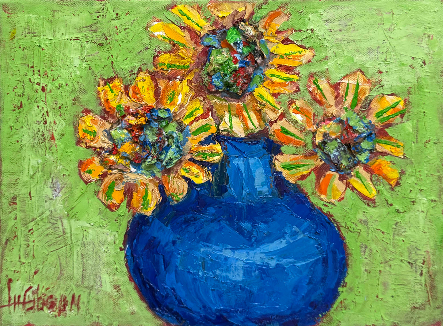 Marsh Islands Waiting - Marsh Marigolds - HOLD