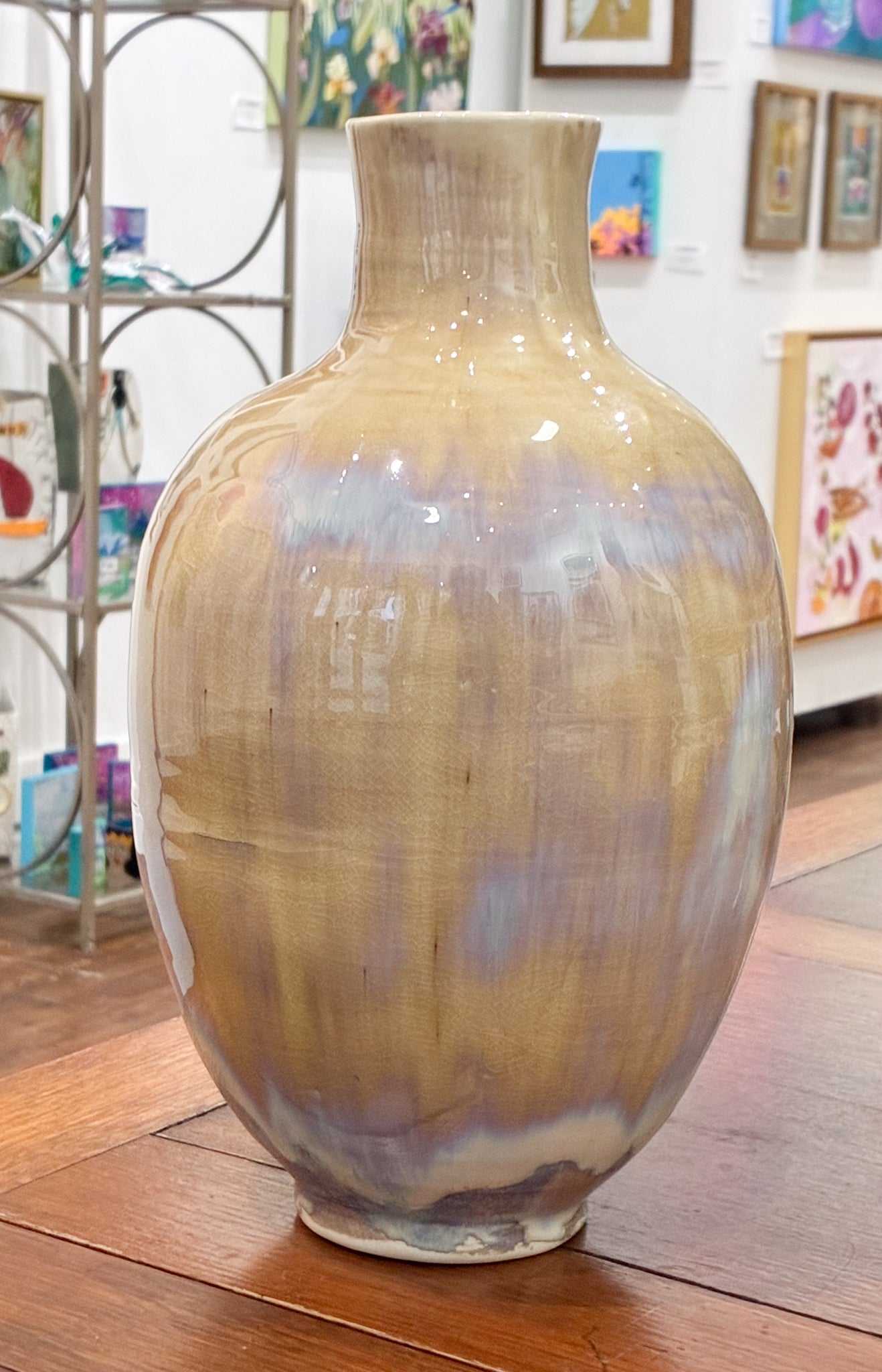 Iridescent Large Vase