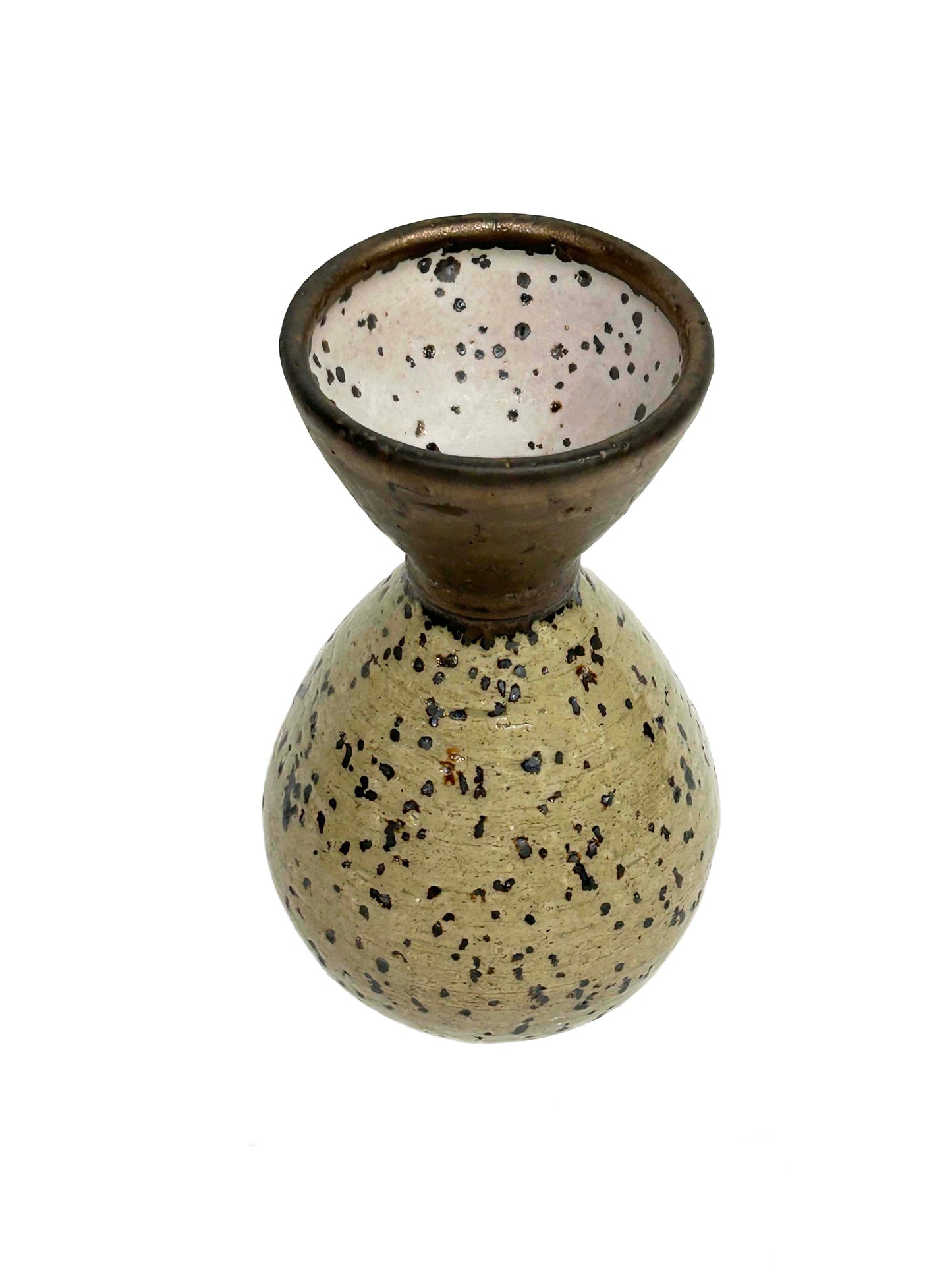 Vase - Bronze and Speckled Trout Glaze