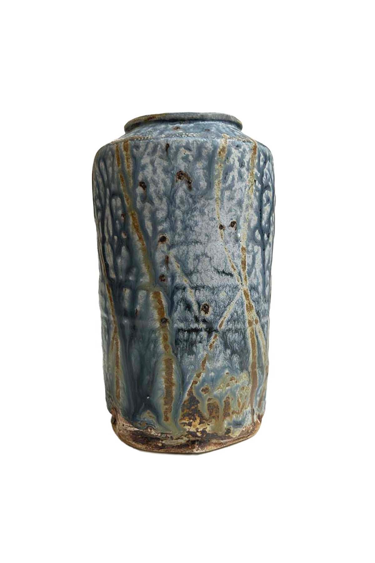 Blue Ash Glaze Release - Blue Ash Small Vase