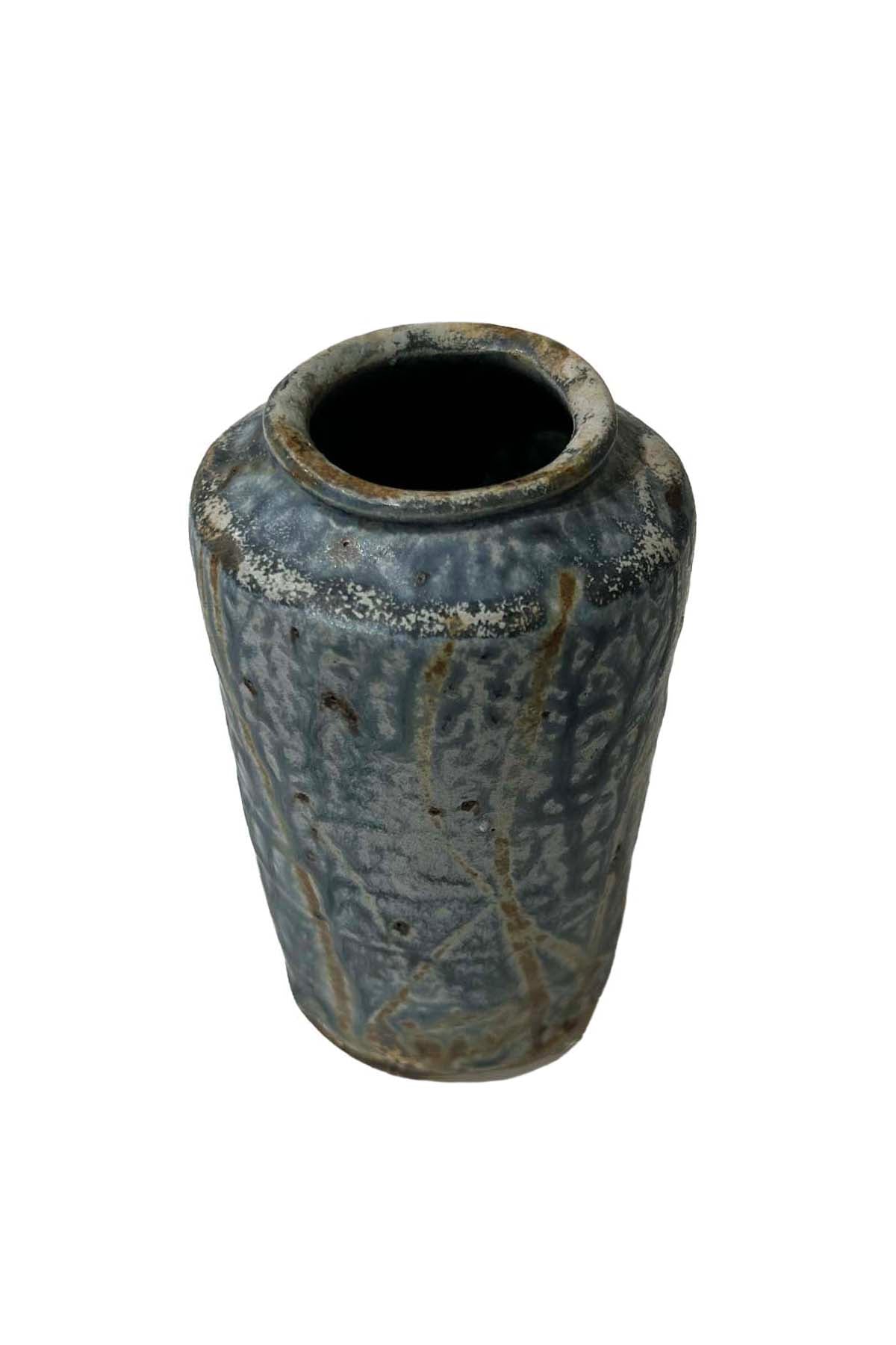 Blue Ash Glaze Release - Blue Ash Small Vase