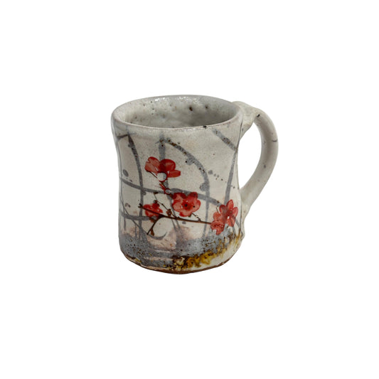 Mug with Red Floral
