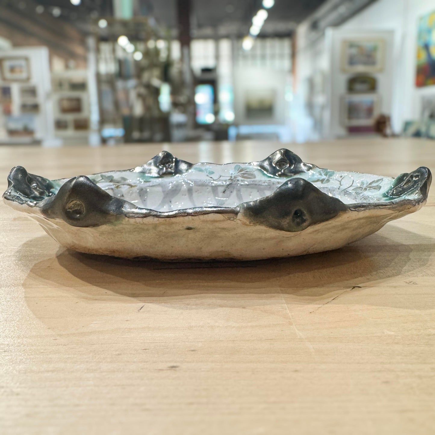 Garden Party - Small Floral Oval Dish