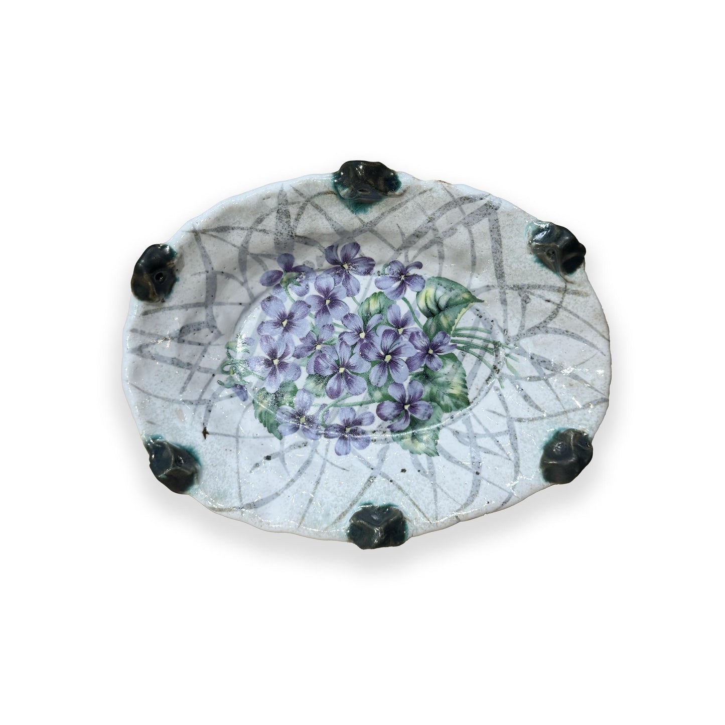 Garden Party - Small Oval Floral Dish II