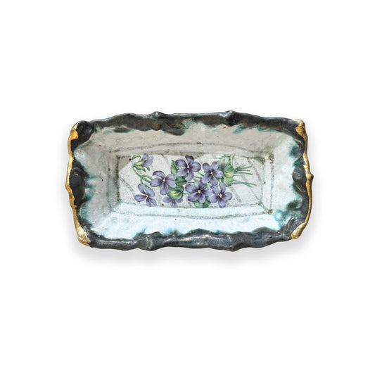 Garden Party - Floral Footed Dish