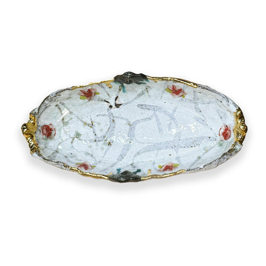 Garden Party - Large Floral Oval Dish