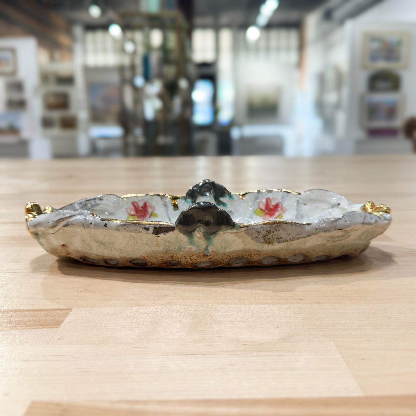 Garden Party - Large Floral Oval Dish