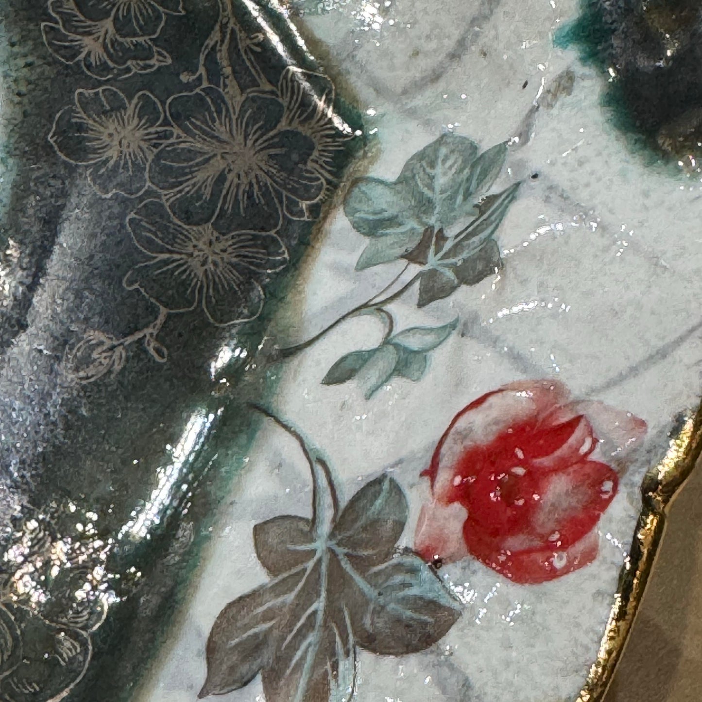 Garden Party - Floral Hexagon Dish