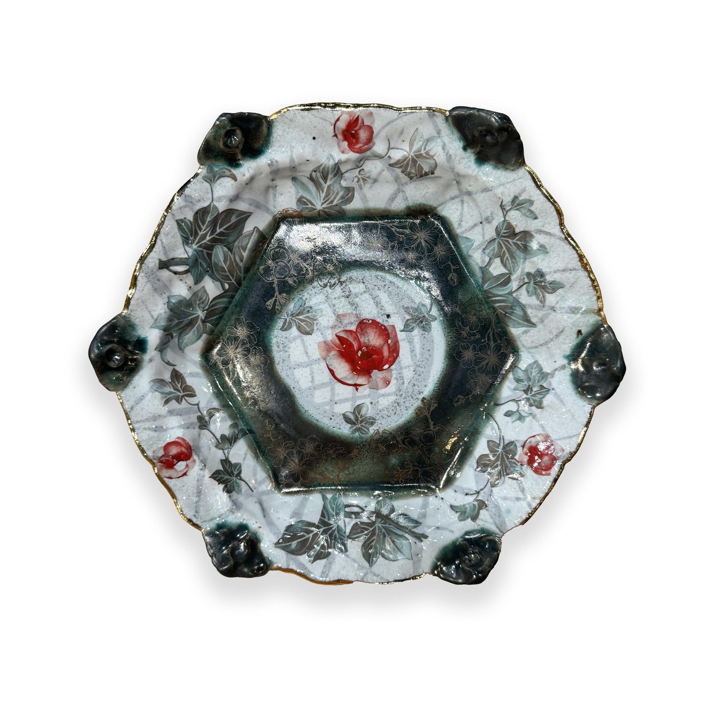 Garden Party - Floral Hexagon Dish