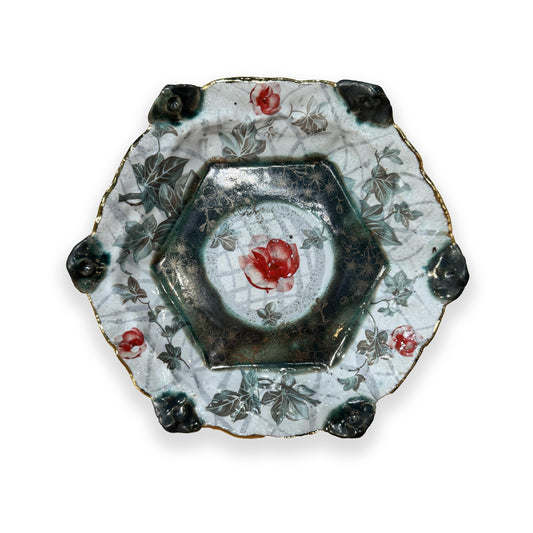 Garden Party - Floral Hexagon Dish