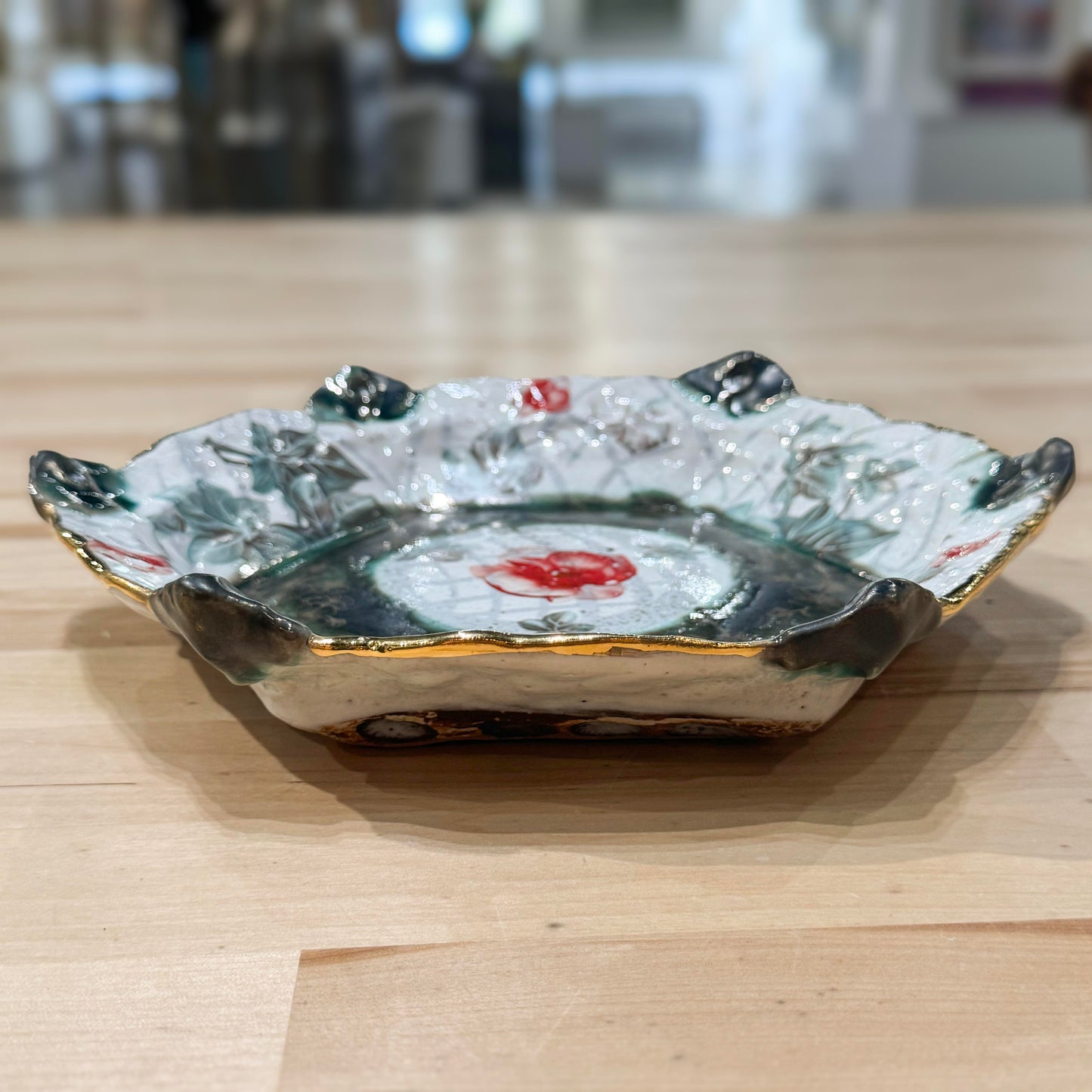 Garden Party - Floral Hexagon Dish