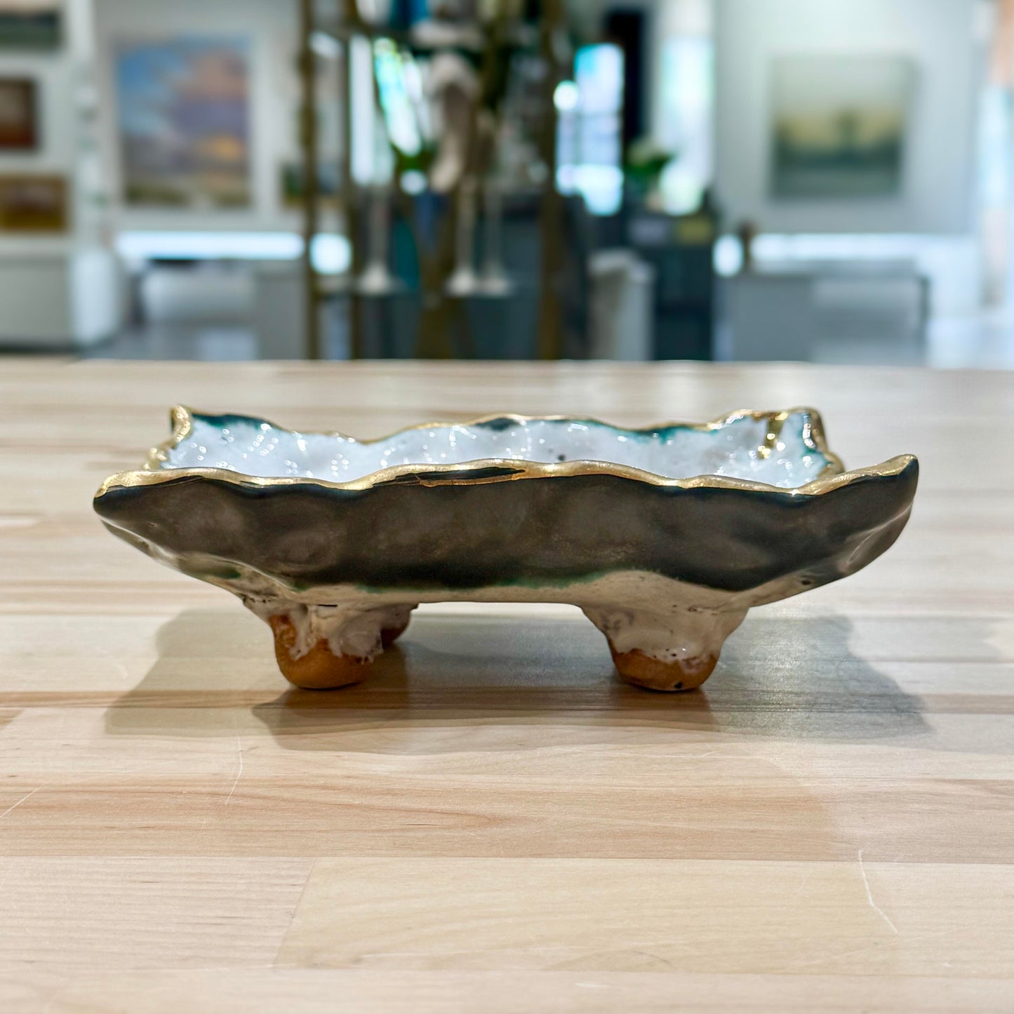 Garden Party - Floral Footed Soap Dish II
