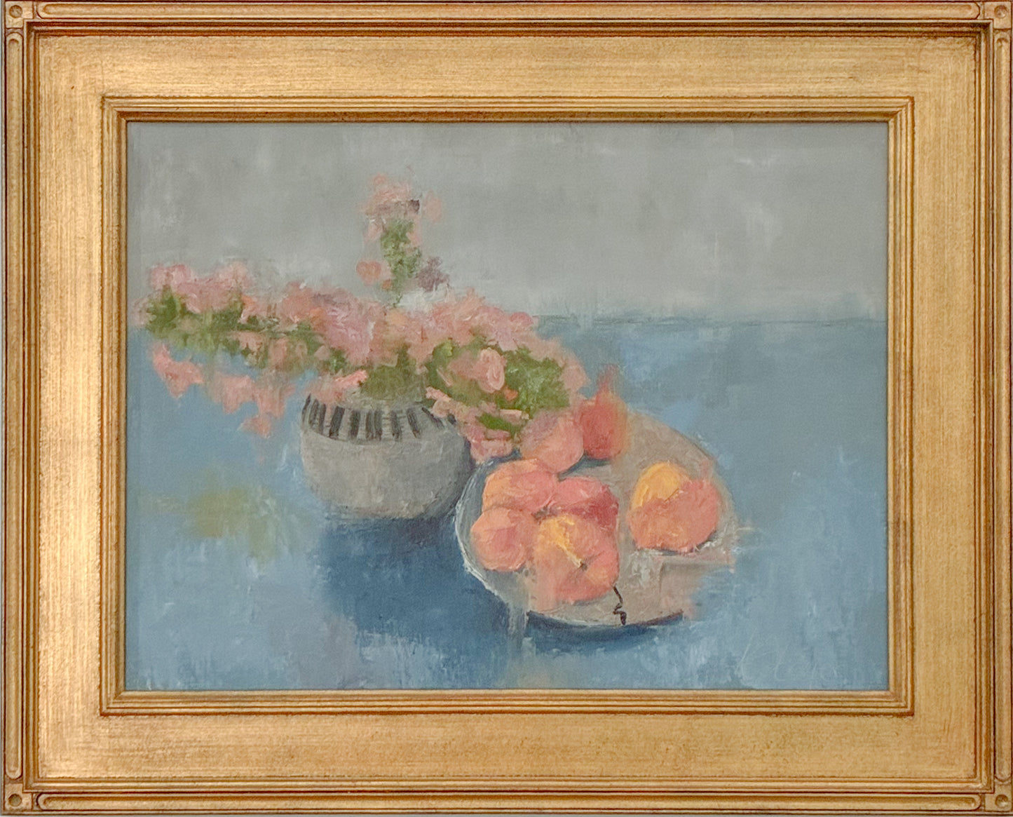 Oak Leaf And Peaches On McCarty