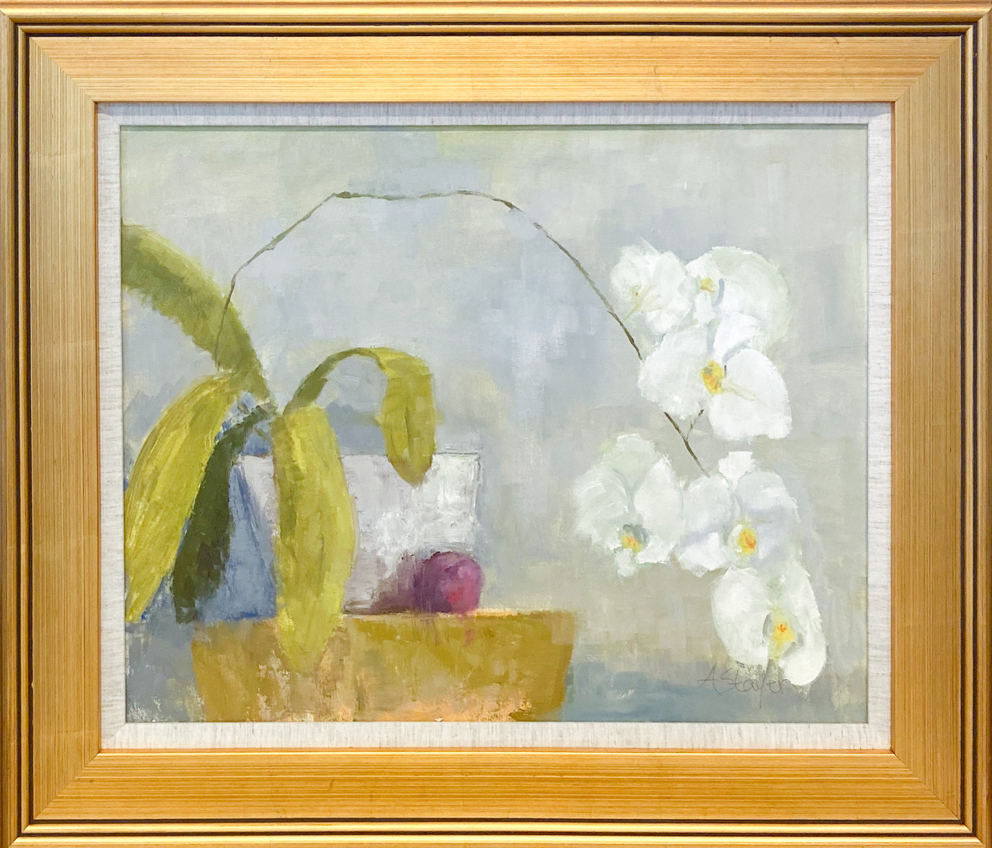 Orchid with Plum