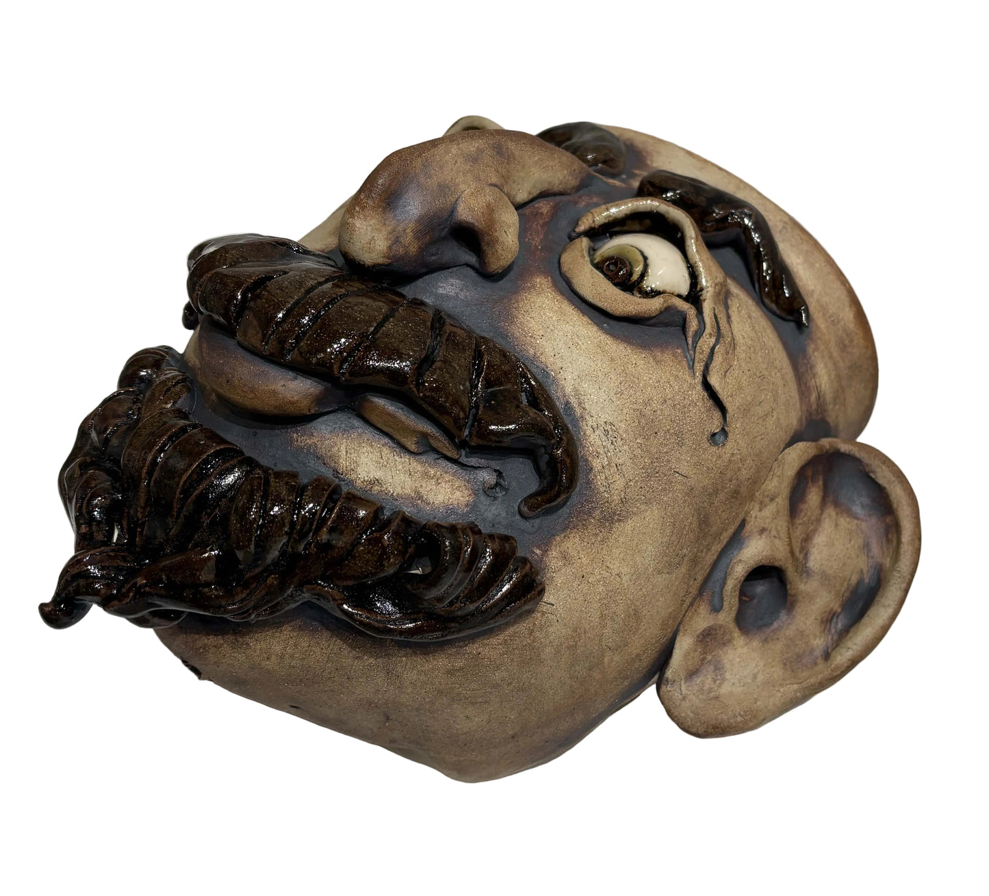 Sculptural Face Hanging Planter