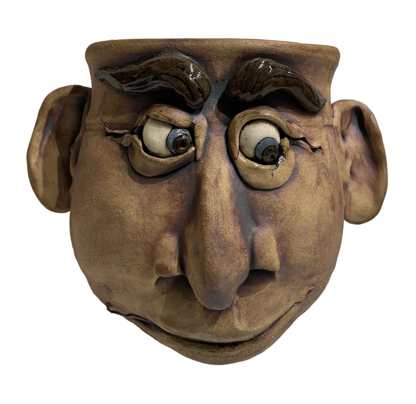 Sculptural Face Hanging Planter