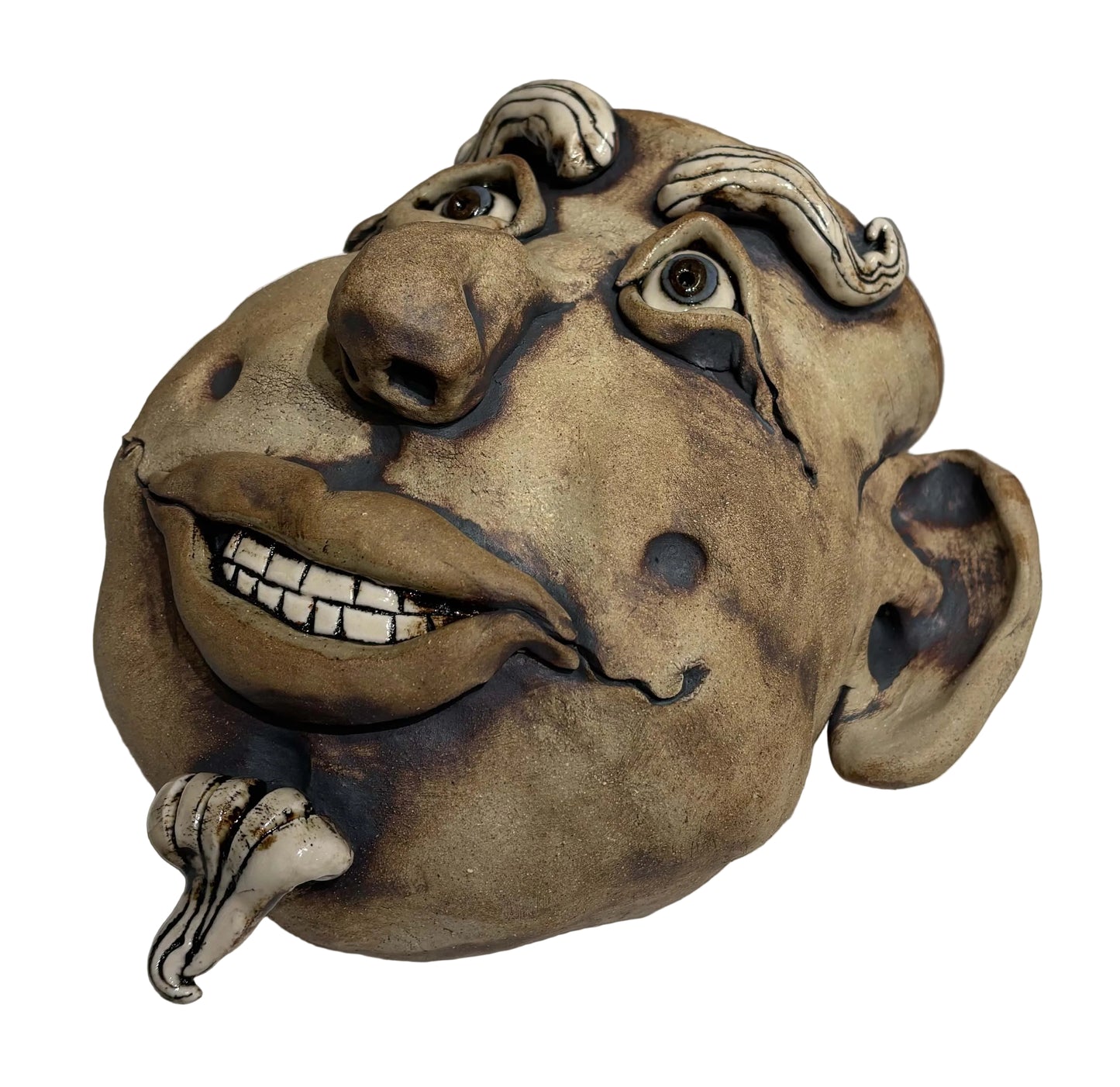 Sculptural Face Hanging Planter