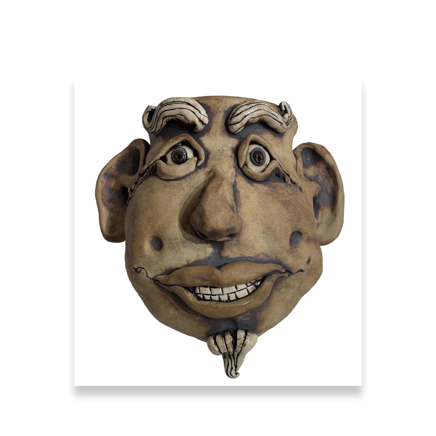 Sculptural Face Hanging Planter