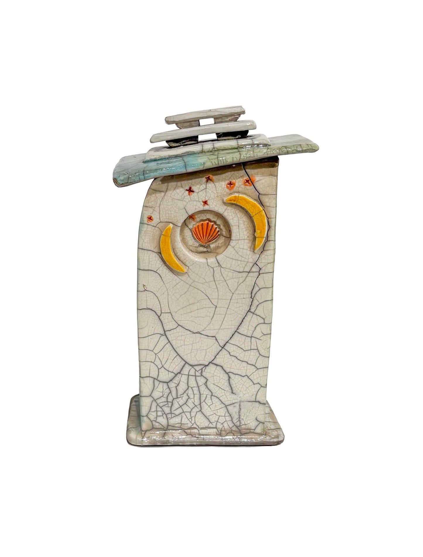 Housing Market - Raku Covered Jar