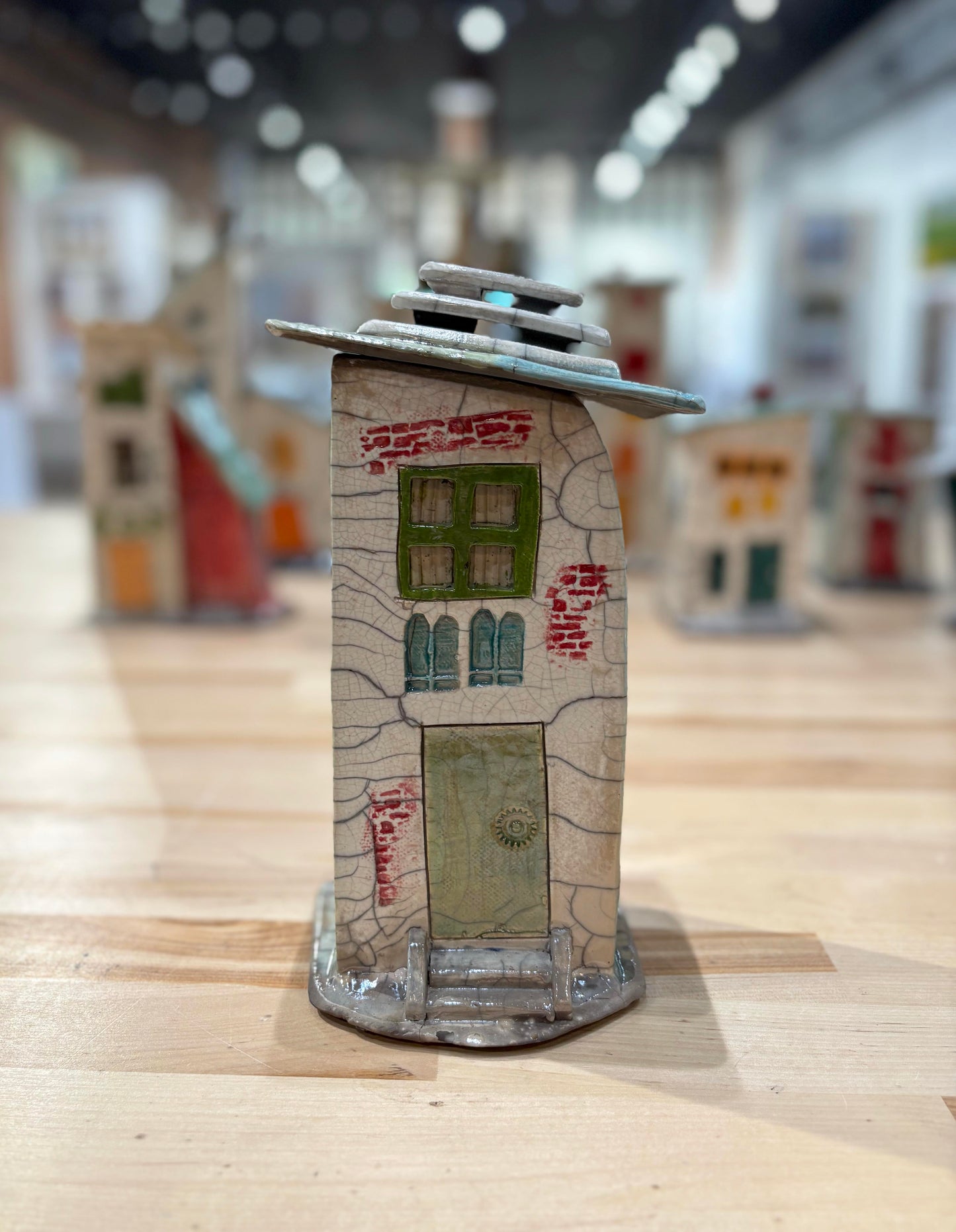Housing Market - Raku Covered Jar