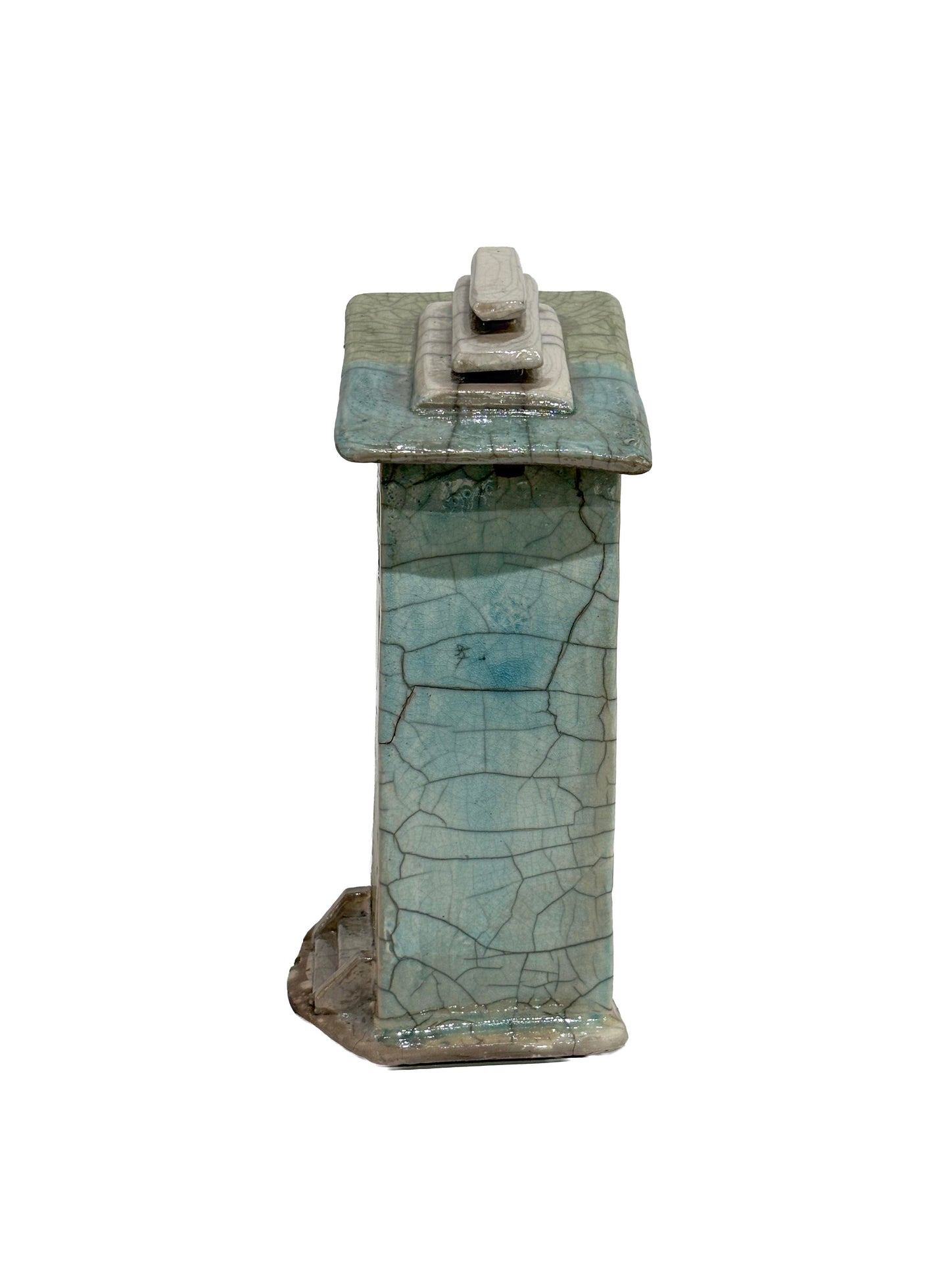 Housing Market - Raku Covered Jar