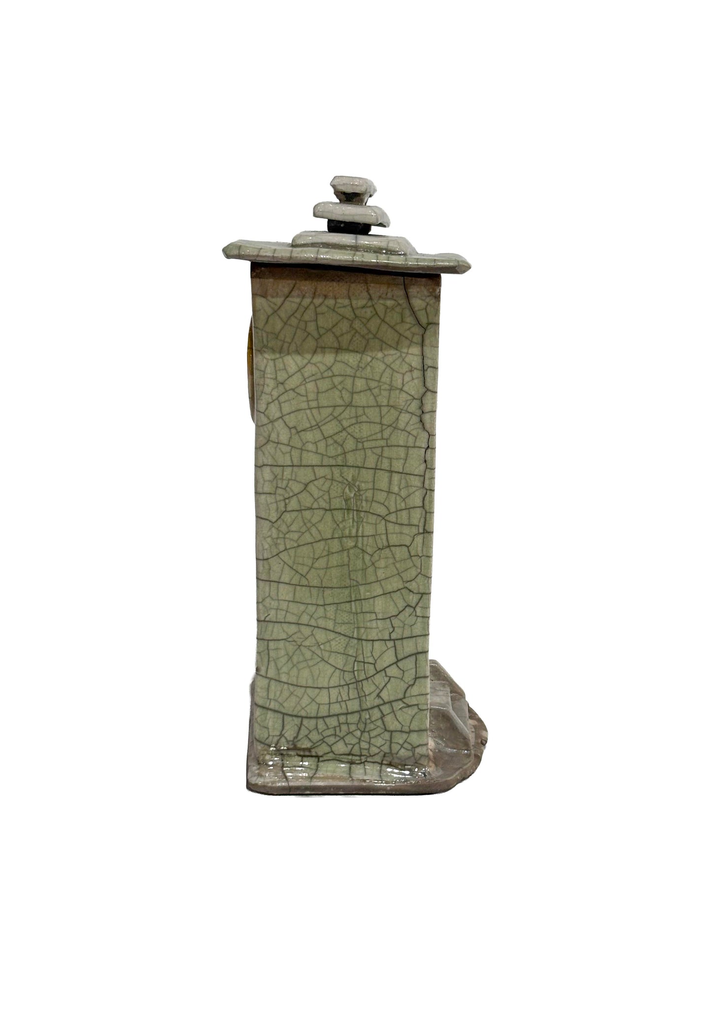 Housing Market - Raku Covered Jar